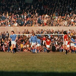 A despondent Denis Law after scoring the goal for Manchester City which relegated Manchester United in 1974