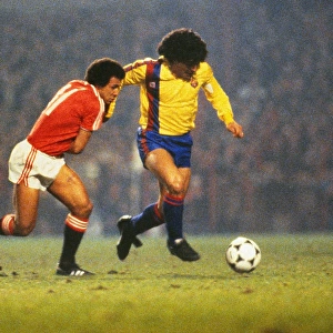 Diego Maradona and Remi Moses - 1983 / 4 European Cup Winners Cup