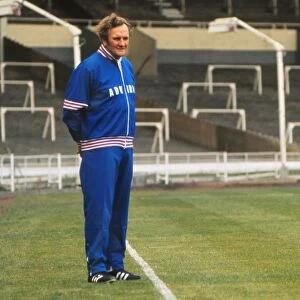 Don Revie - England manager at training in 1974