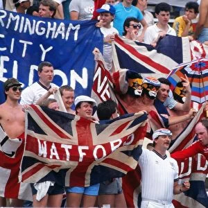 England fans at the 1986 World Cup
