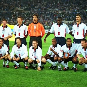 The England team that drew with Italy in the 1998 World Cup qualifier