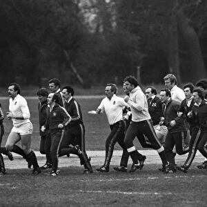 England training - 1980 Five Nations