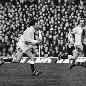 Englands Andy Maxwell faces Australia at Twickenham in 1976