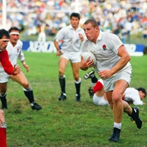 Englands Dean Richards - 1987 World Cup