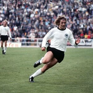 Erwin Kramers chases the ball during the Euro 72 final