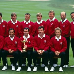 The European team at the 1993 Ryder Cup
