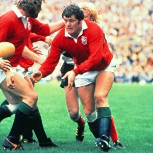 Fran Cotton plays for the British Lions in the 1977 Silver Jubilee Match against the Barbarians