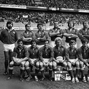 The France team that faced England in the 1980 Five Nations Championship