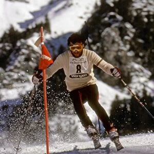Frances Claude Perrot at Wengen during the 1974 FIS World Cup