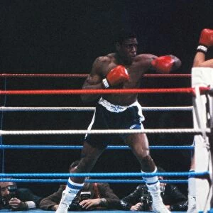 Frank Bruno takes on Lucien Rodriguez in 1985
