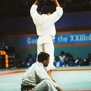Frank Wieneke defeats Neil Adams - 1984 Los Angeles Olympics