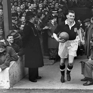 George Young leads out the Scottish League in 1950