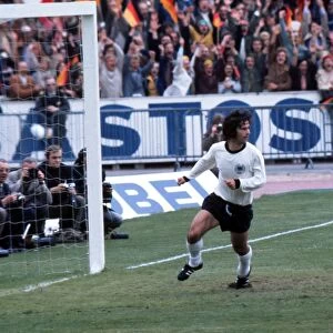 Gerd Muller scores his second goal in the final of Euro 72