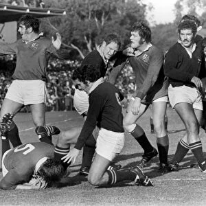 Gordon Brown scores for the Lions during the Third Test against South Africa in 1974