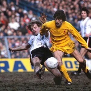 Gordon McQueen tackles David Johnson - 1979 FA Cup Semi-Final