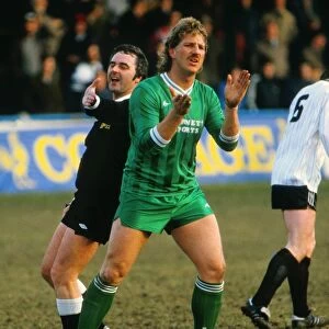 Ian Botham plays for Yeovil Town in 1985