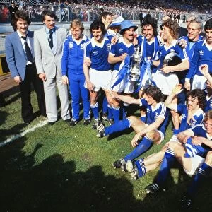 Ipswich Town celebrate winning the 1978 FA Cup Final