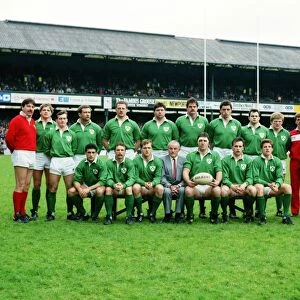 The Ireland team that faced England in the 1988 Five Nations