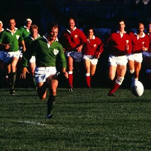 Irelands Paul Dean chases the ball during the 1987 World Cup