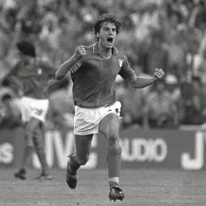 1982 World Cup Final Print - Marco Tardelli Celebrates