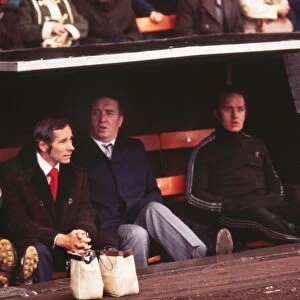 Jock Stein in the dug-out