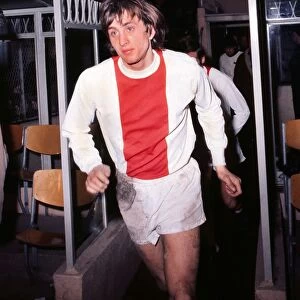 Johan Cruyff runs out for Ajax in 1970