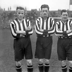 John Coxford, David Halliday, Billy Clunas and Bobby Marshall - Sunderland, 1925 / 6