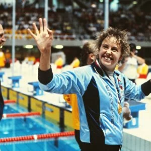 June Croft - 1982 Brisbane Commonwealth Games - Swimming