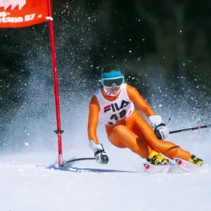 Lesley Beck - 1987 FIS World Ski Championships Lesley Beck - 1987 FIS World Ski Championships