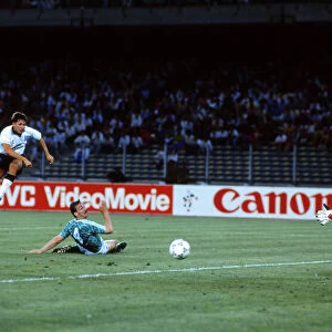 Lineker Scores against West Germany in the 1990 World Cup semi-final