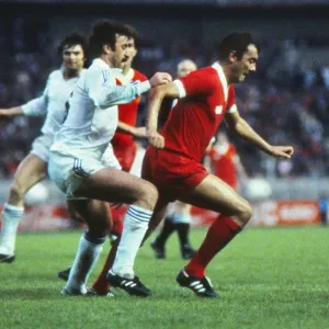 1981 European Cup Final Print: Ray Kennedy and Vicente Del Bosque 1981 European Cup Final Print: Ray Kennedy and Vicente Del Bosque