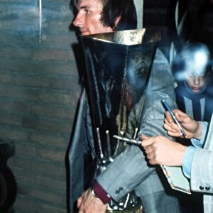 Liverpools Tommy Smith with the UEFA Cup in 1973