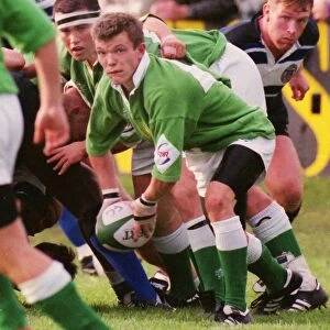 London Irishs Liam Mooney and Nick Briers - 1996 / 7 Courage League
