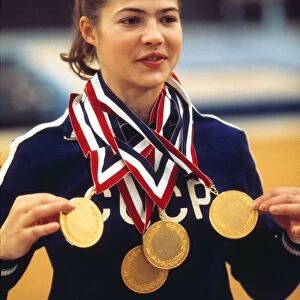 Ludmilla Tourischeva at the 1975 Gymnastics World Cup