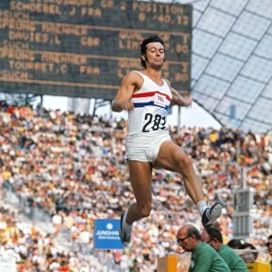 Lynn Davies at the 1972 Munich Olympics