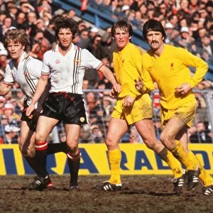 Martin Buchan, Gordon McQueen, Kenny Dalglish, David Johnson - 1979 FA Cup Semi-Final