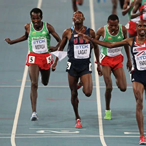 Mo Farah wins the 5000m final at the 2011 World Championships