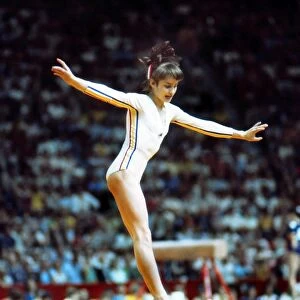 Nadia Comaneci at the 1976 Montreal Olympics