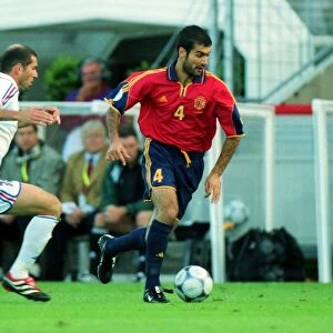 Pep Guardiola and Zinedine Zidane at Euro 2000