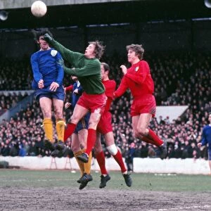 Ray Goddard punches clear for Leyton Orient