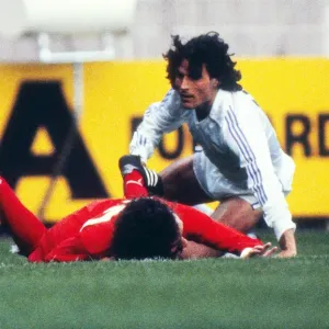 1981 European Cup Final Print - Real Madrid's Angel de Los Santos Cano 1981 European Cup Final Print - Real Madrid's Angel de Los Santos Cano