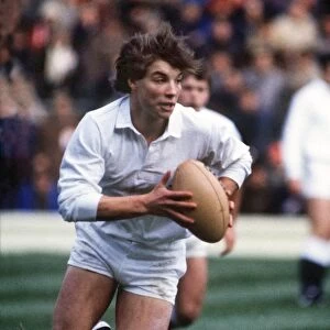 Rob Andrew on his debut for England in 1985