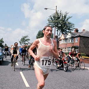 Ron Hill at the 1972 Maxol Marathon