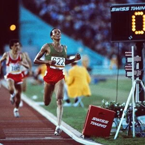 Said Aouita wins 5000m gold at the 1984 Los Angeles Olympics