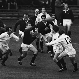Scotland take on South Africa at Murrayfield in 1969