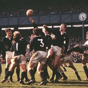 Scotland win line-out ball - 1971 Five Nations
