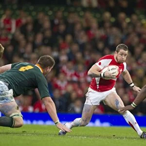 Shane Williams takes on South Africa in 2010