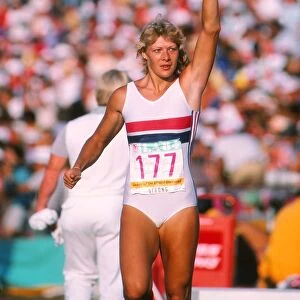Shirley Strong - 1984 Los Angeles Olympics