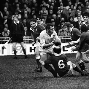 Terry Cobner tackles Bill Beaumont - 1977 Five Nations