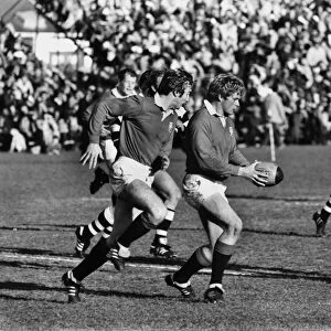 Trevor Ringland on the ball for the British Lions in 1983